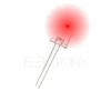 10mm Şeffaf Kırmızı Led