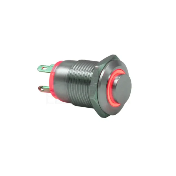 12mm Kırmızı Halka Ledli Buton IP65 4 Pin 12mm Kırmızı Halka Ledli Buton IP65 4 Pin