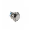 16mm Nikel Buton IP65 Vidalı
