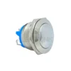 19mm Nikel Buton IP65 Vidalı