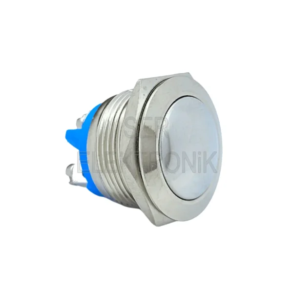 19mm Nikel Buton IP65 Vidalı » Ser Elektronik