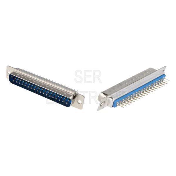 37 Pin Erkek İğne Ayak D-Sub Konnektör 37 Pin Erkek İğne Ayak D-Sub Konnektör