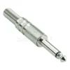 6.3mm Mono Jak Erkek Metal