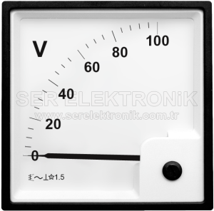 AC 100V Analog Voltmetre