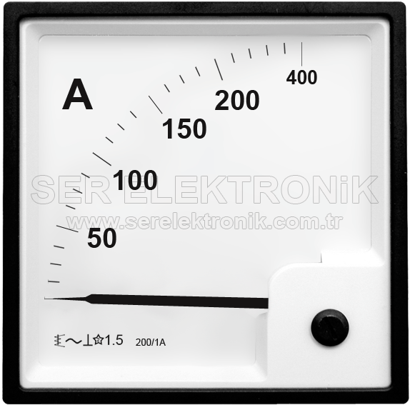 AC 200/1A Analog Ampermetre » Ser Elektronik