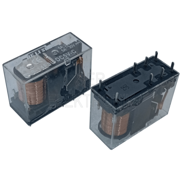 HE LI SHUN – HLS-14F3L-DC5V 5A 2CO PCB Röle
