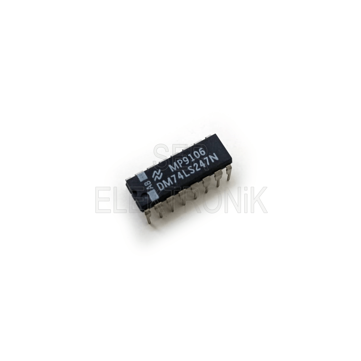 NATIONAL SEMICONDUCTOR – DM74LS247N 7-SEGMENT DECODER/DRIVER WITH OPEN ...