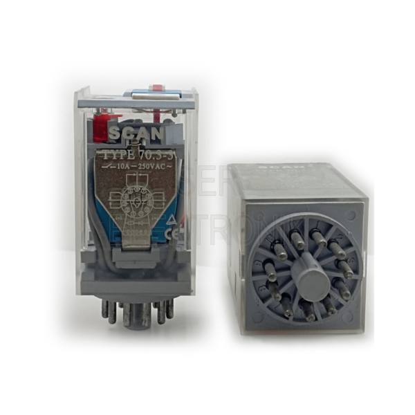 SCAN – TYPE 70.3-3 250VAC 3K 10A Endüstriyel Röle