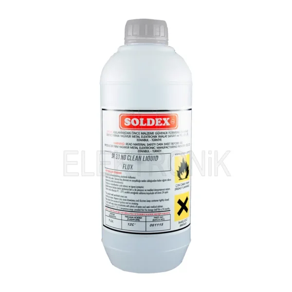 SR 33 No Clean Liquid Flux - SOLDEX