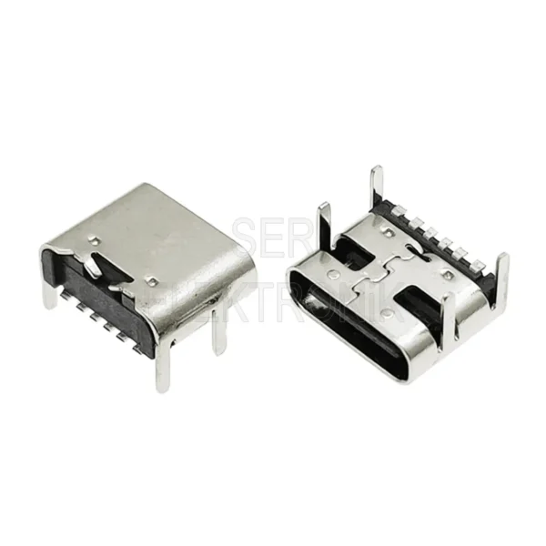 Type C 6 Pin Dişi Konnektör